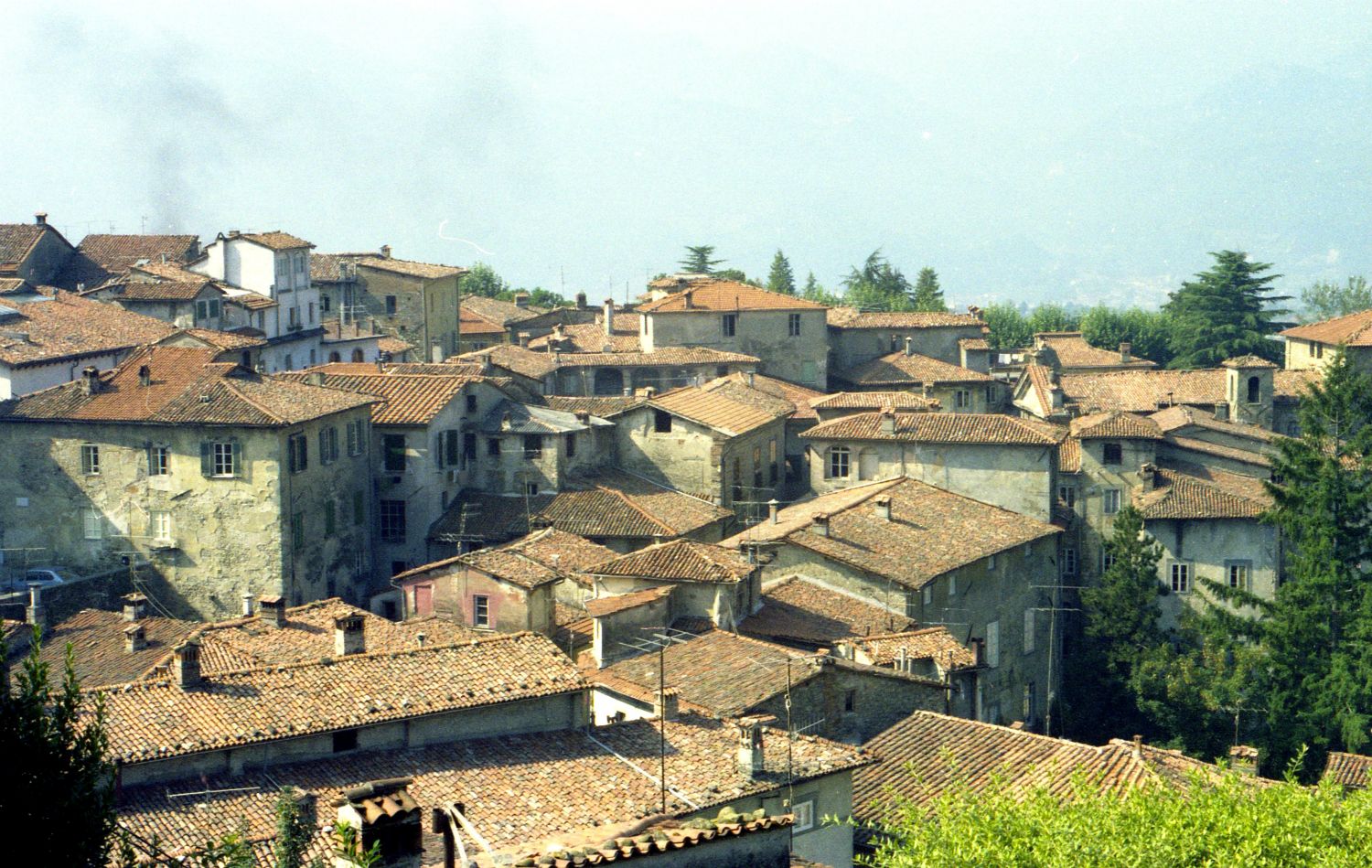 Et vue over Crascianas tage