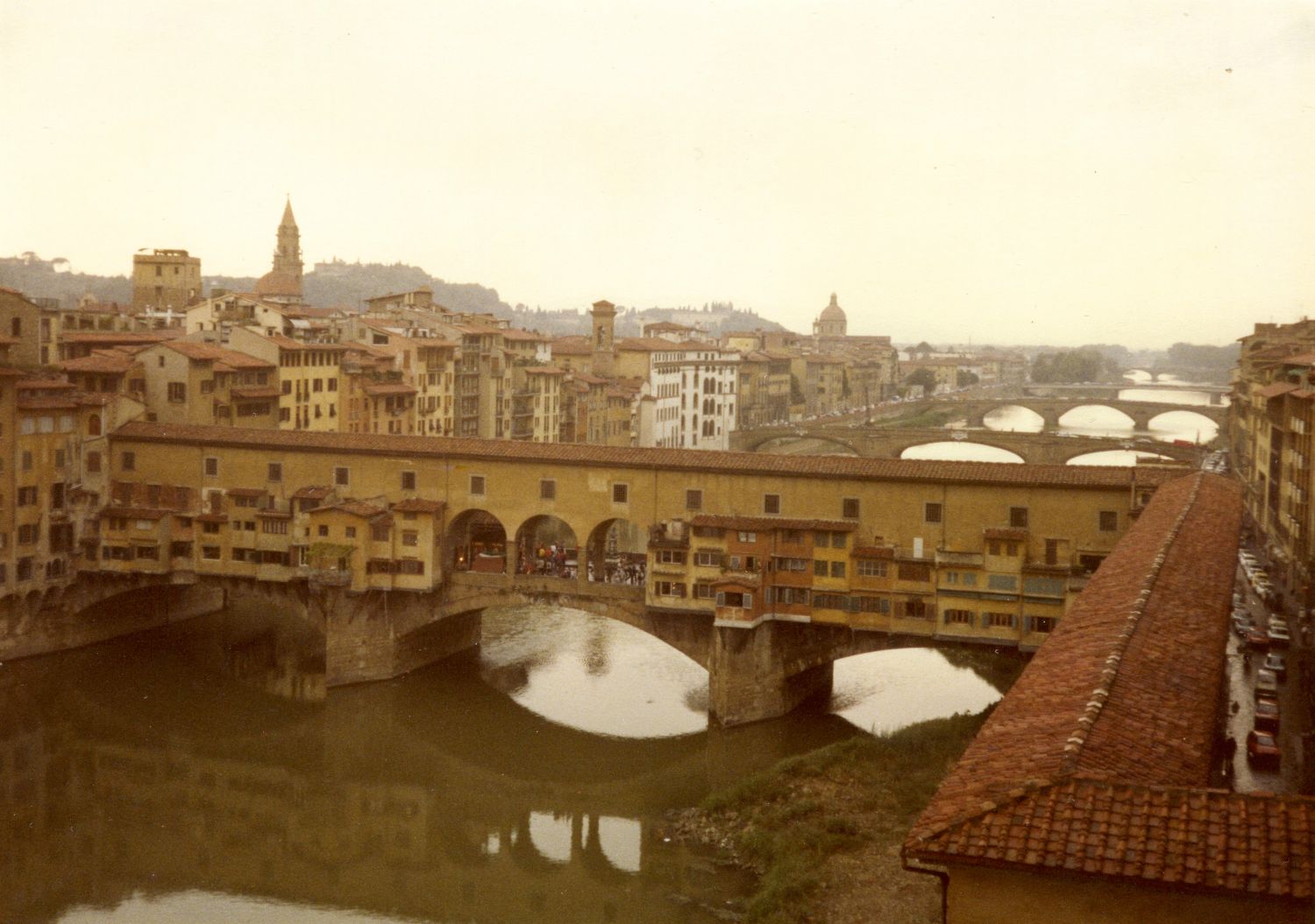 Næste dag går vi i Uffizi i Firenze og ser på kunst (og udsigten)...