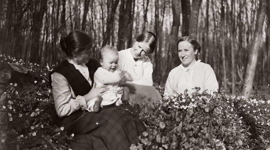 Frida, Vagn, Julie og Minna