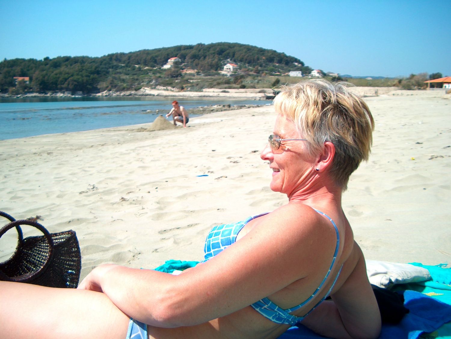 Vi afslutter på stranden påved Vela Przina, før vi tager færgen fra Vela Luka til Split.
