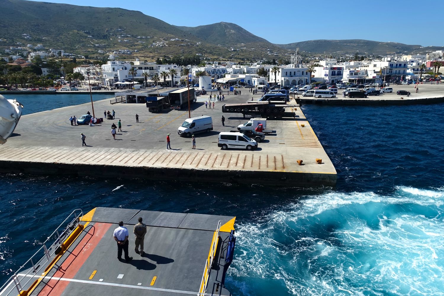 Havnen i Paros.
