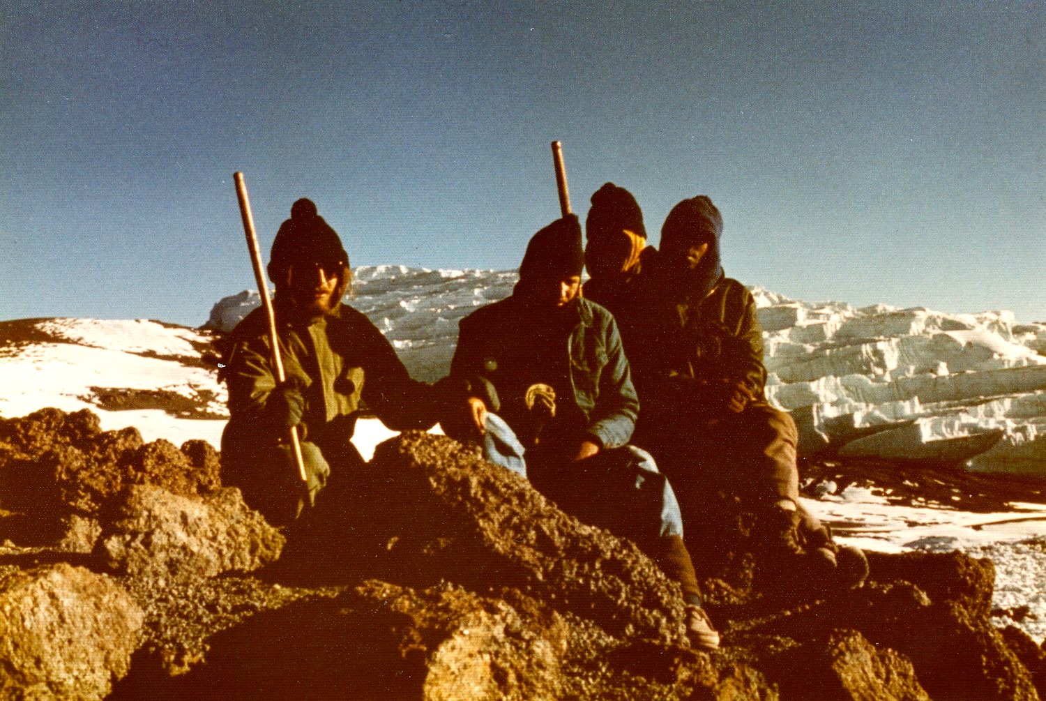 På toppen af Kilimanjaro