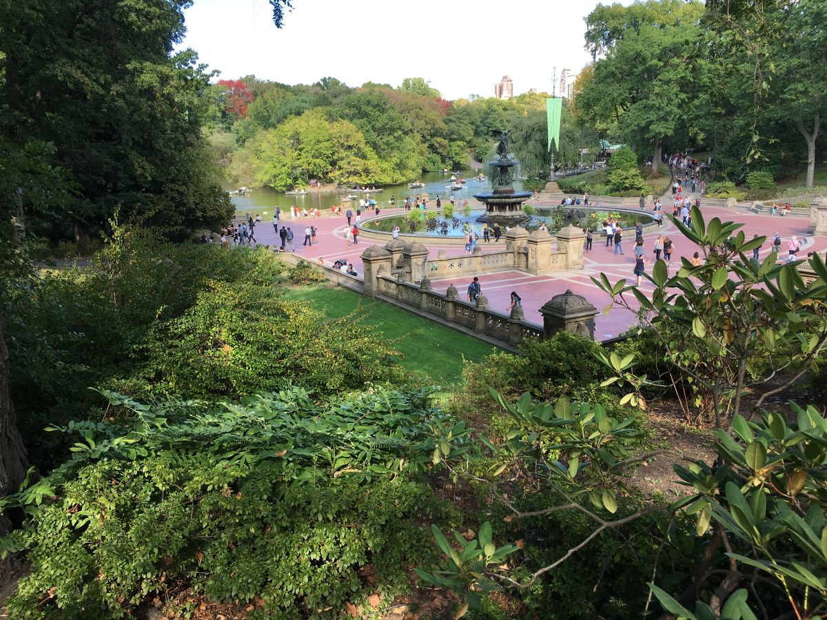 Bethesda Fountain ved The Lake i Central Park