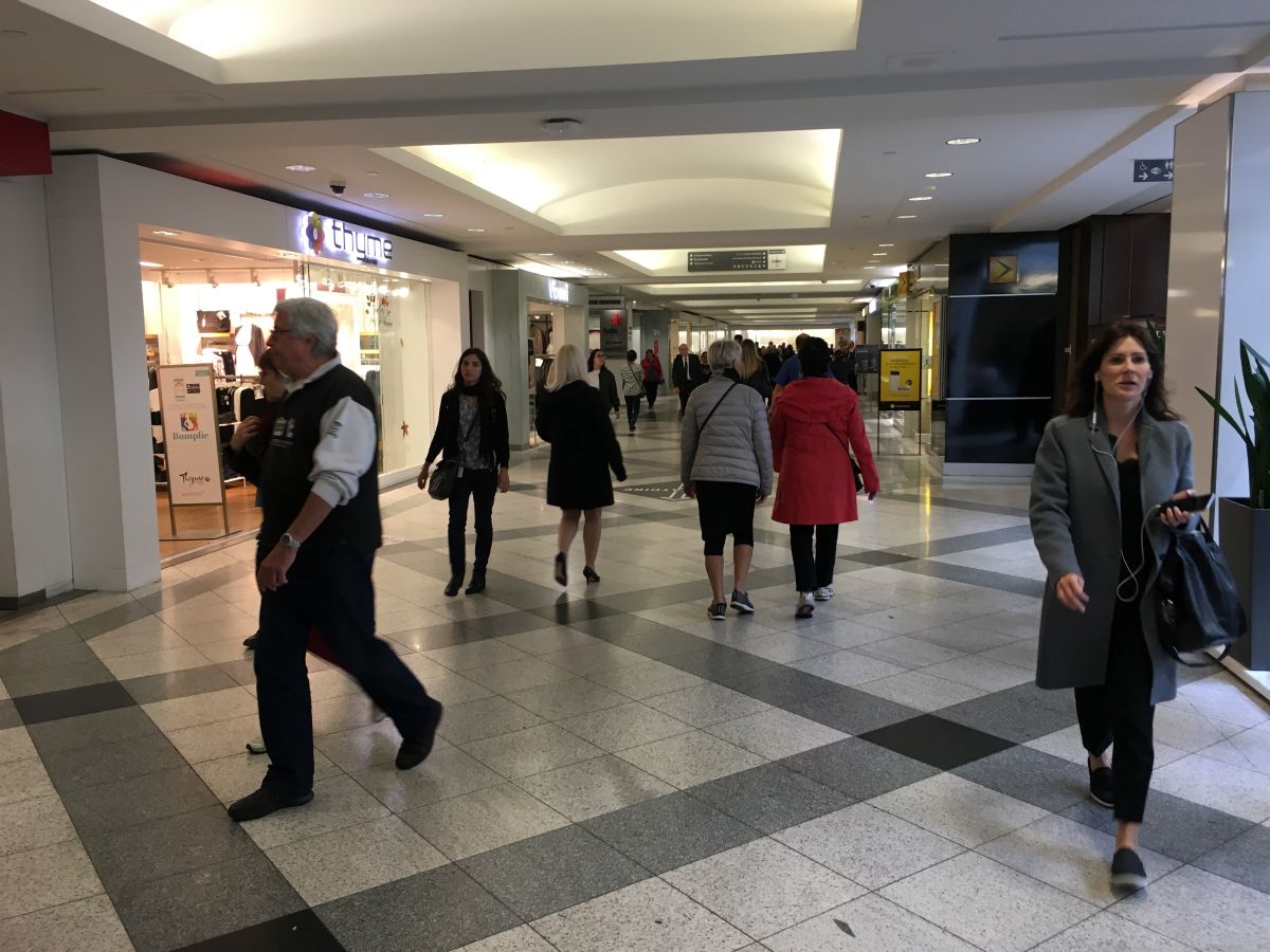 Et af Montreals underjordiske shoppingcentre