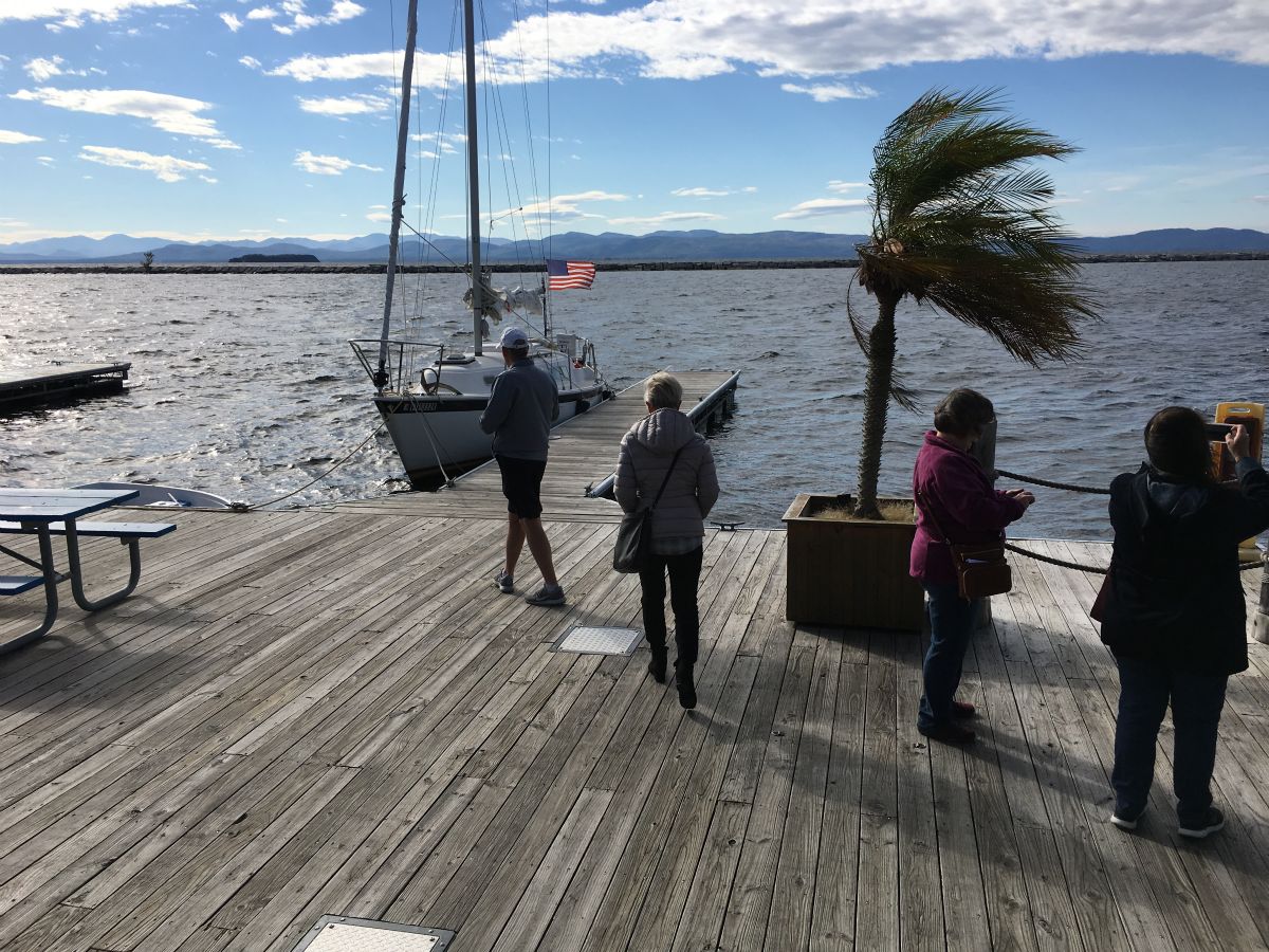 Lake Champlain ved Burlington i Vermont