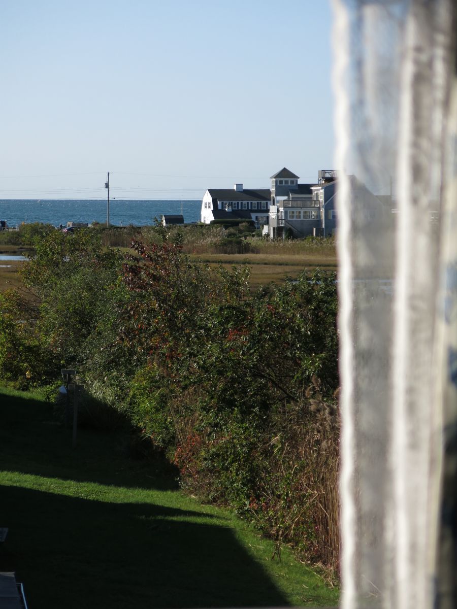 Udsigten fra vores B&B-værelse i Hyannis