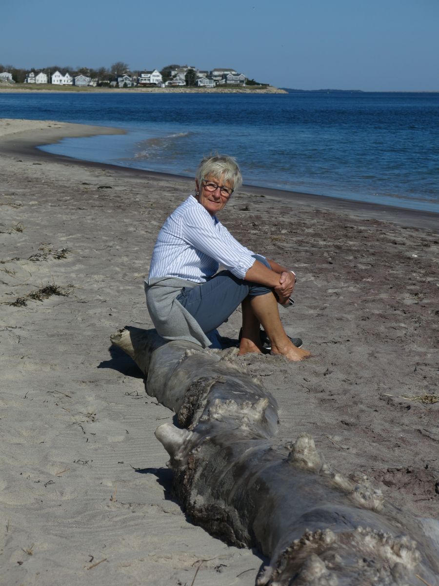 På stranden i Chatham, yderst på Cape Cod
