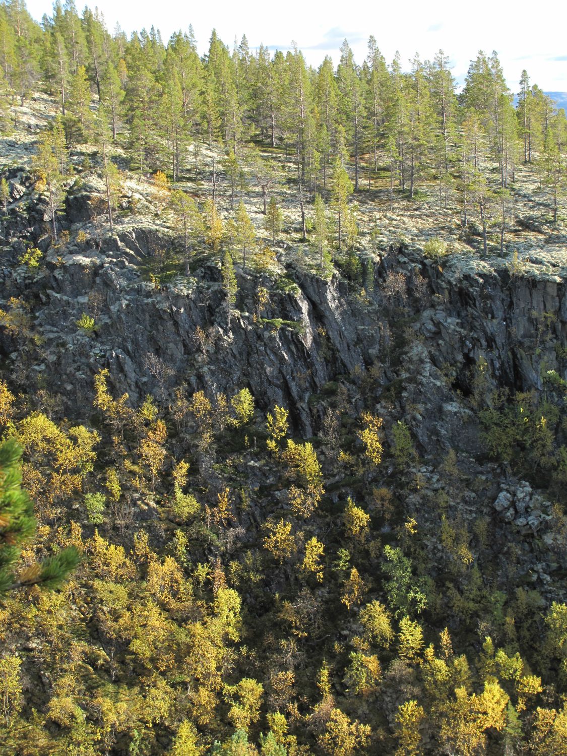 Skrentene ned mot Gudbrandsdalen