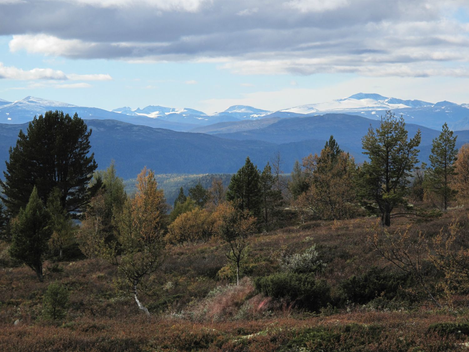 Jotunheimen, med Glittertind til høyre