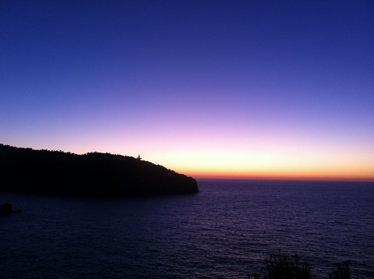 ...og så solen gå ned over det Baleariske hav. Slut for denne gang!