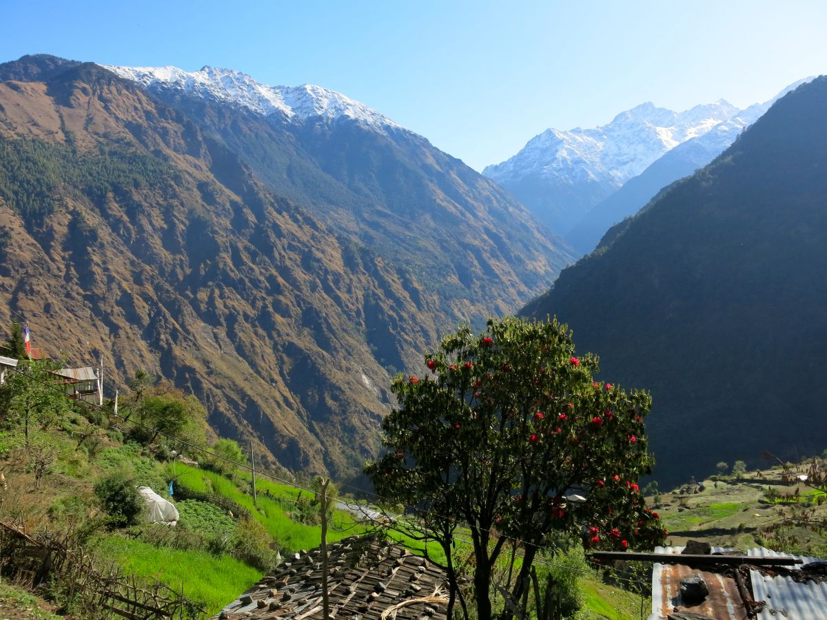 Indgangen til Langtang