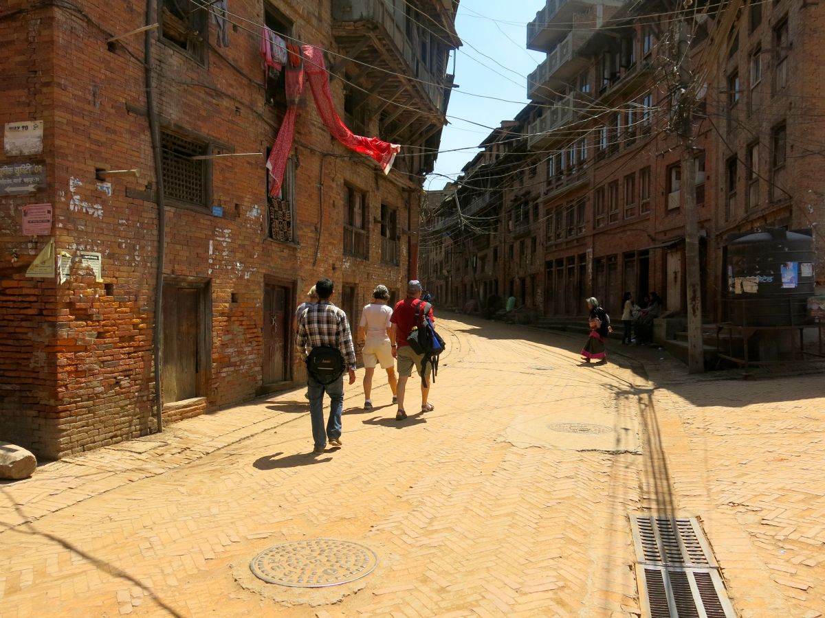 Thuren går videre til den gamle kongeby Bhaktapur