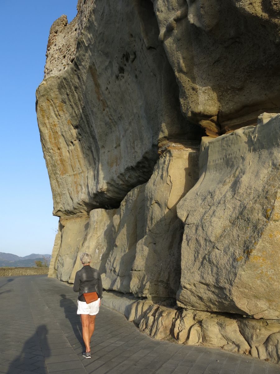 Catiglione de Sicilia er bygget på en naturlig sandstensformation